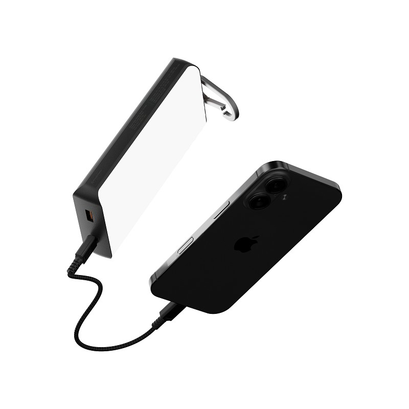 Xtorm 20W Solar Powerbank 10.000 mAh + Licht black