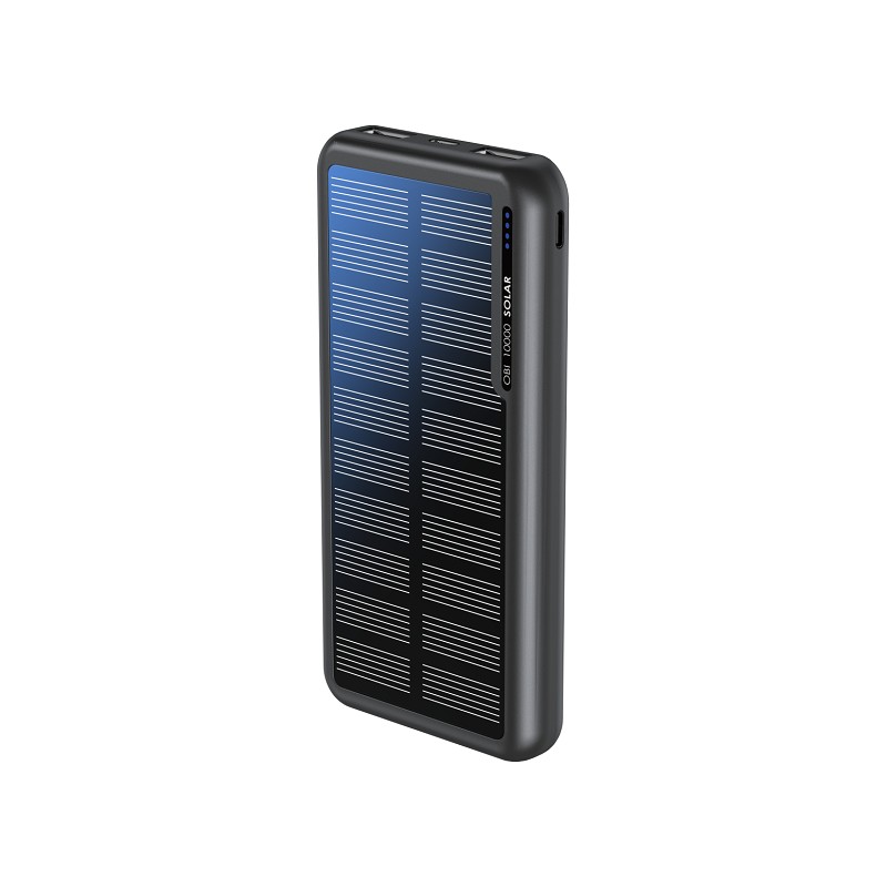 Boompods Obi Solar Powerbank 10.000 mAh schwarz