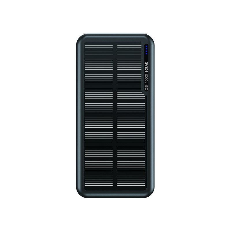 Boompods Obi Solar Powerbank 10.000 mAh schwarz