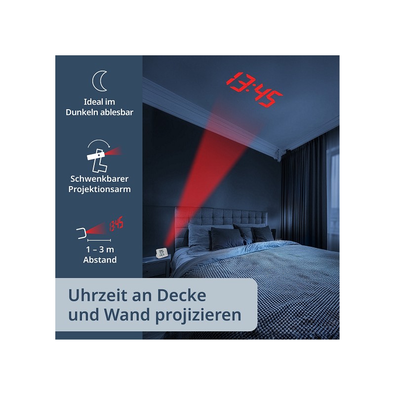 ADE Digitale Projektionsuhr