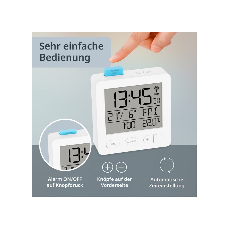 ADE digital Funkwecker CK2505-1