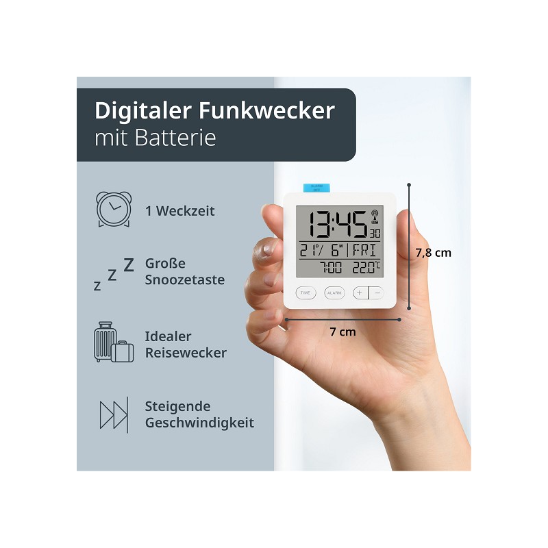 ADE digital Funkwecker CK2505-1