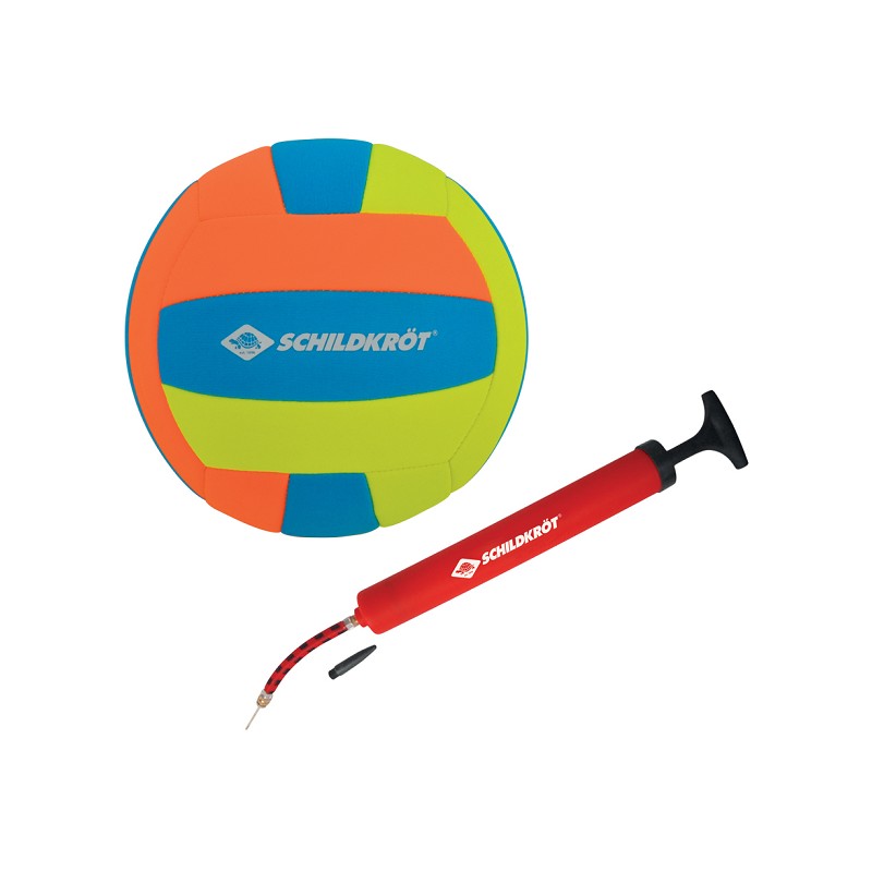 Schildkröt Neopren Beachball & Ballpumpe