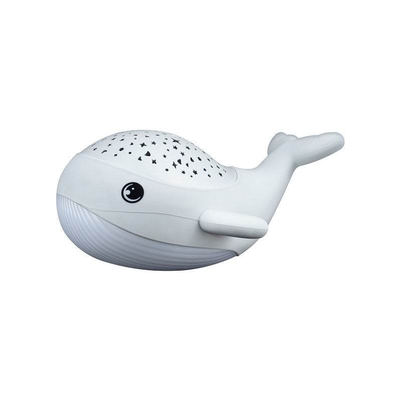 MegaLight Willy Whale Akku Nachtlicht + Sternenprojektor