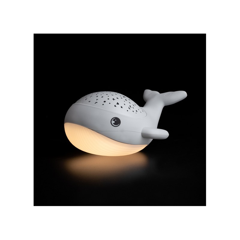 MegaLight Willy Whale Akku Nachtlicht + Sternenprojektor