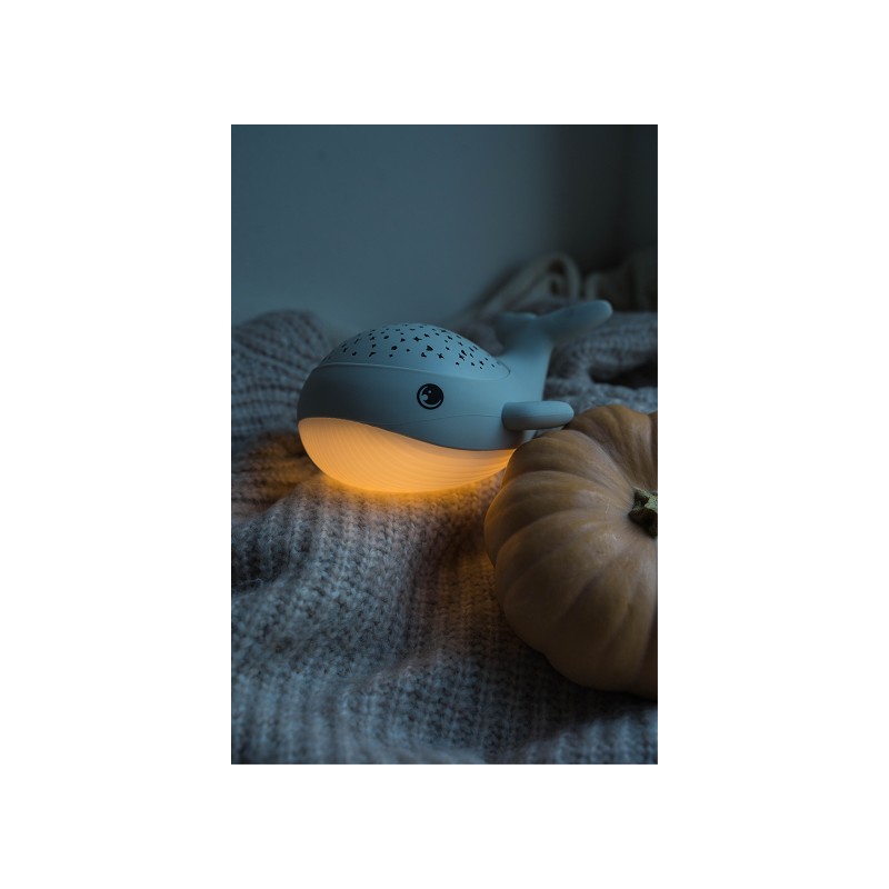 MegaLight Willy Whale Akku Nachtlicht + Sternenprojektor