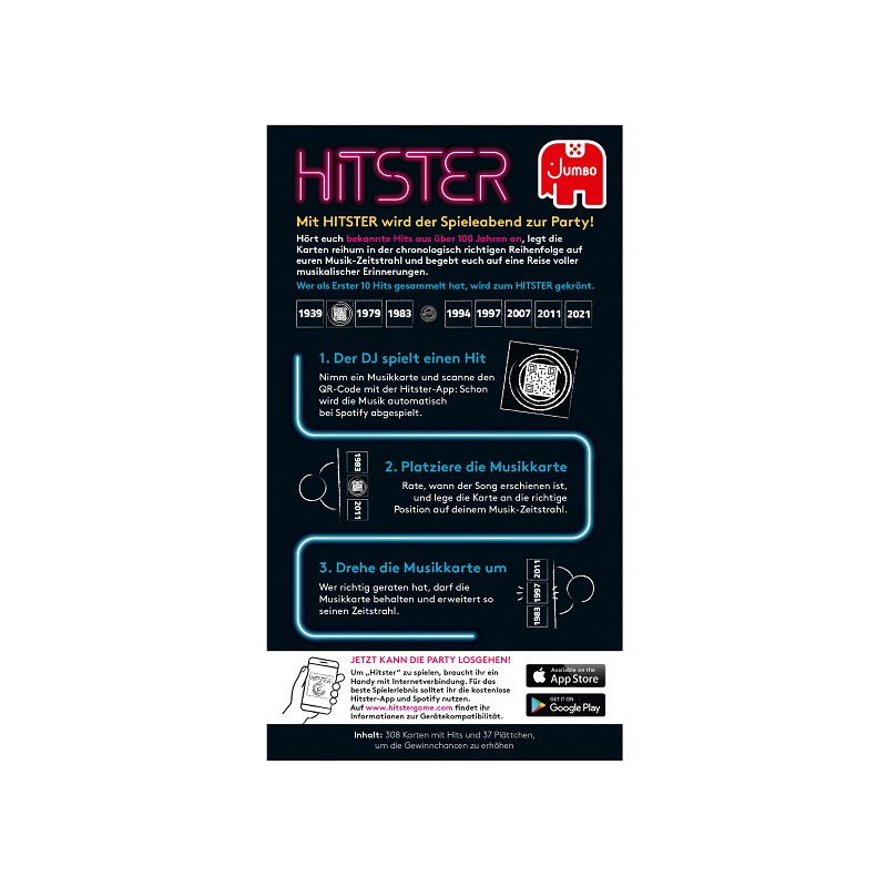 Jumbo Spiele Hitster Original