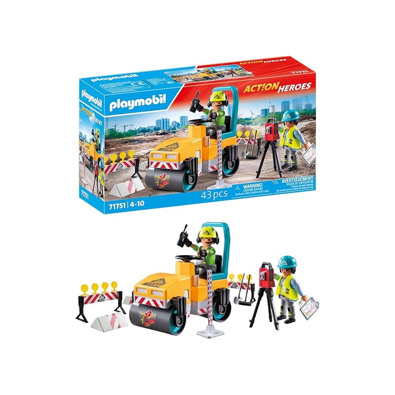 Playmobil Straßenbaustelle
