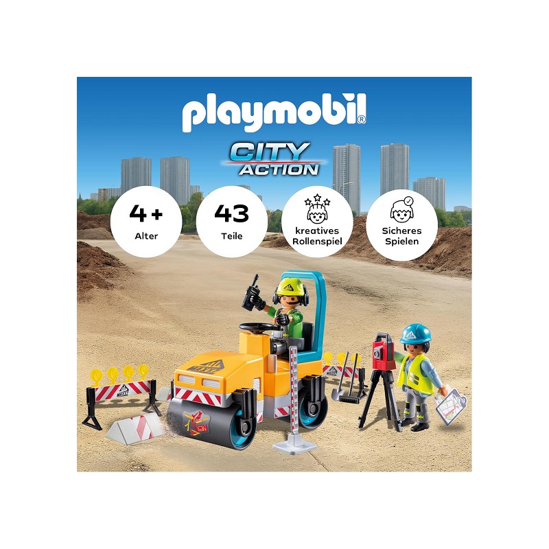 Playmobil Straßenbaustelle