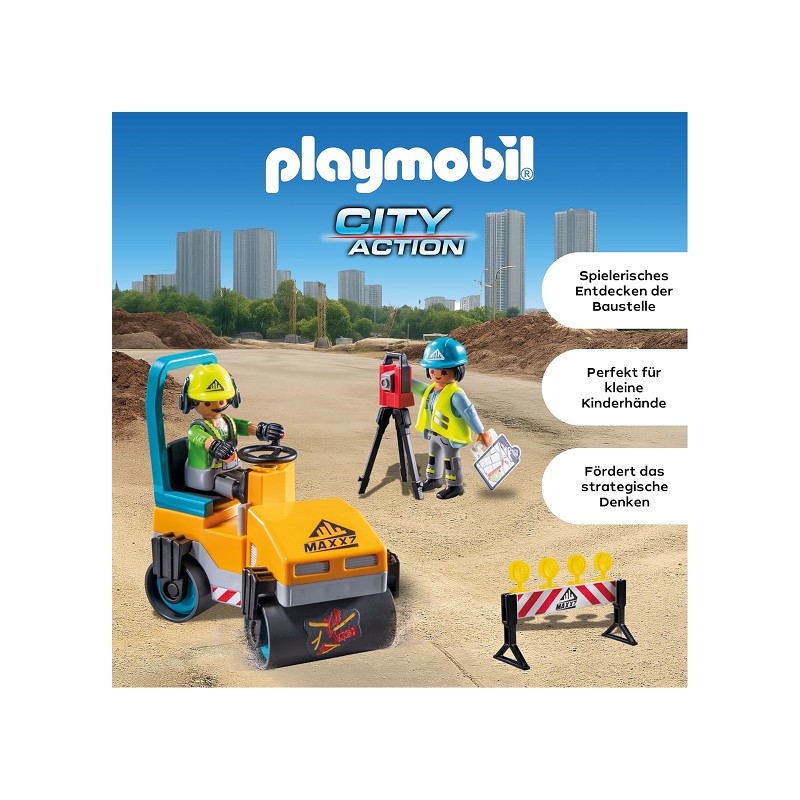 Playmobil Straßenbaustelle