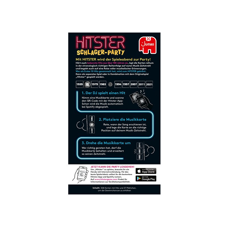 Jumbo Spiele Hitster Schlager