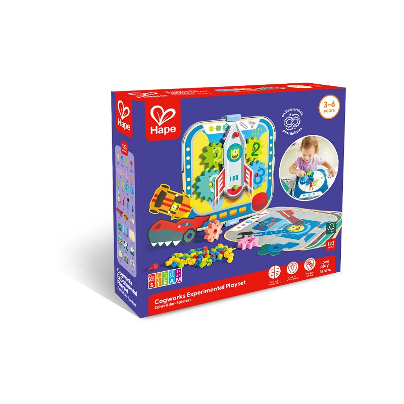 Hape - Zahnrad Experimentier-Spielset