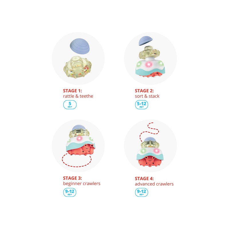 Skip Hop Stapel und Krabbel-Krabbe