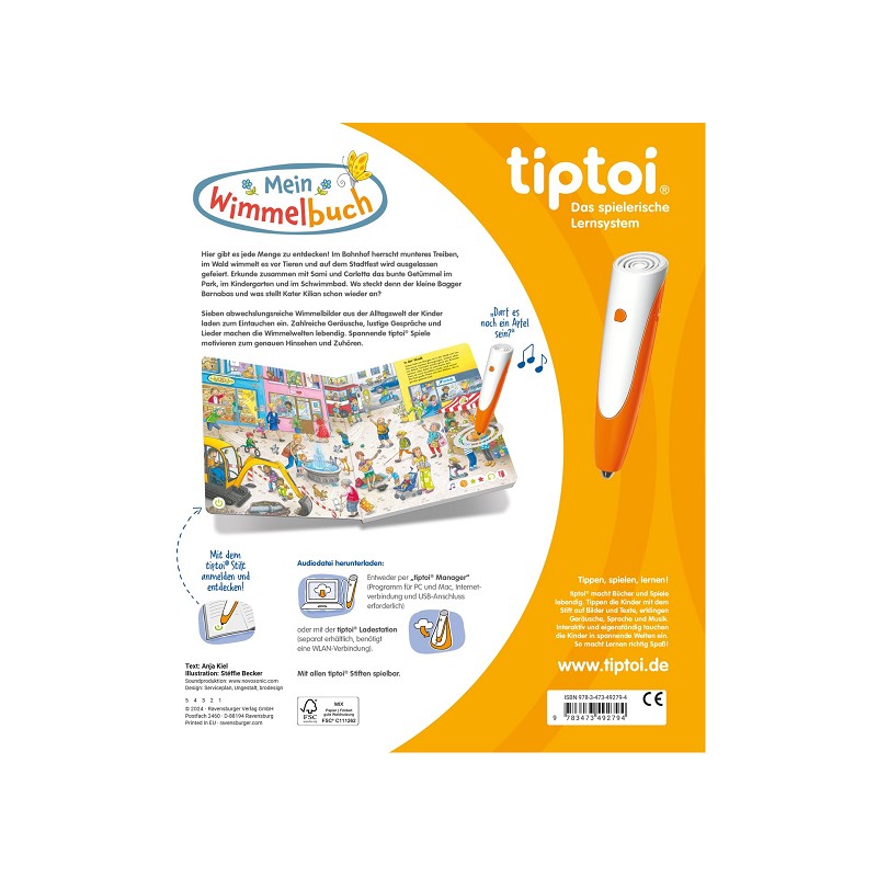Ravensburger tiptoi® Mein Wimmelbuch