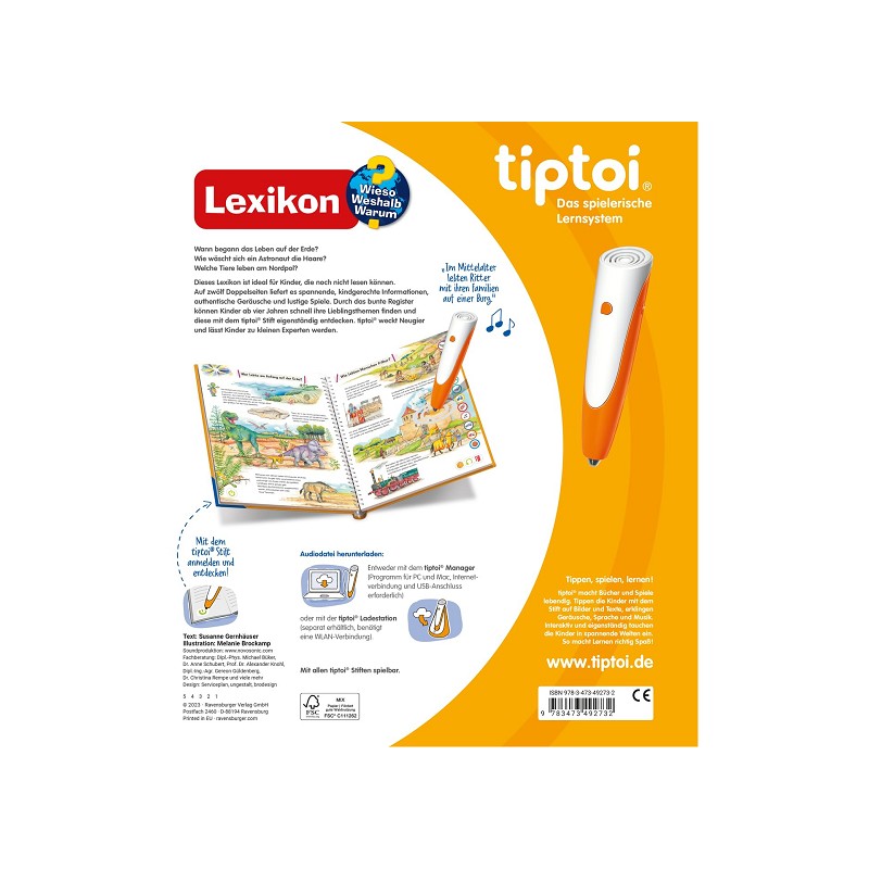Ravensburger tiptoi® Wieso? Weshalb? Warum? - Lexikon