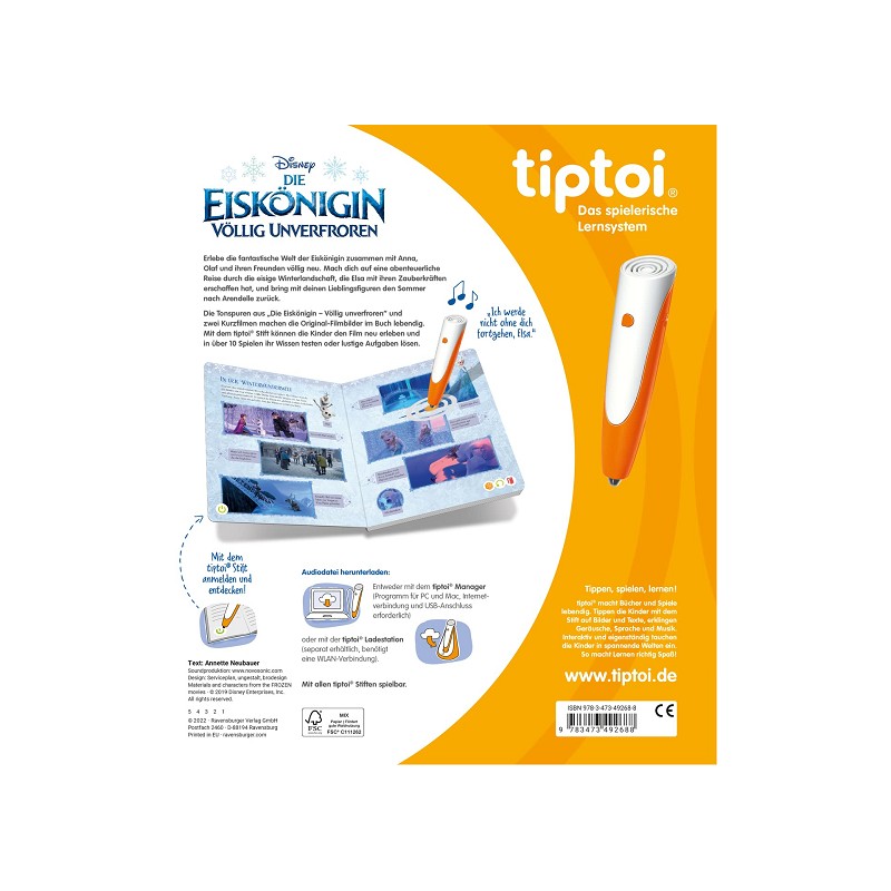Ravensburger tiptoi®  Die Eiskönigin - völlig unverfroren