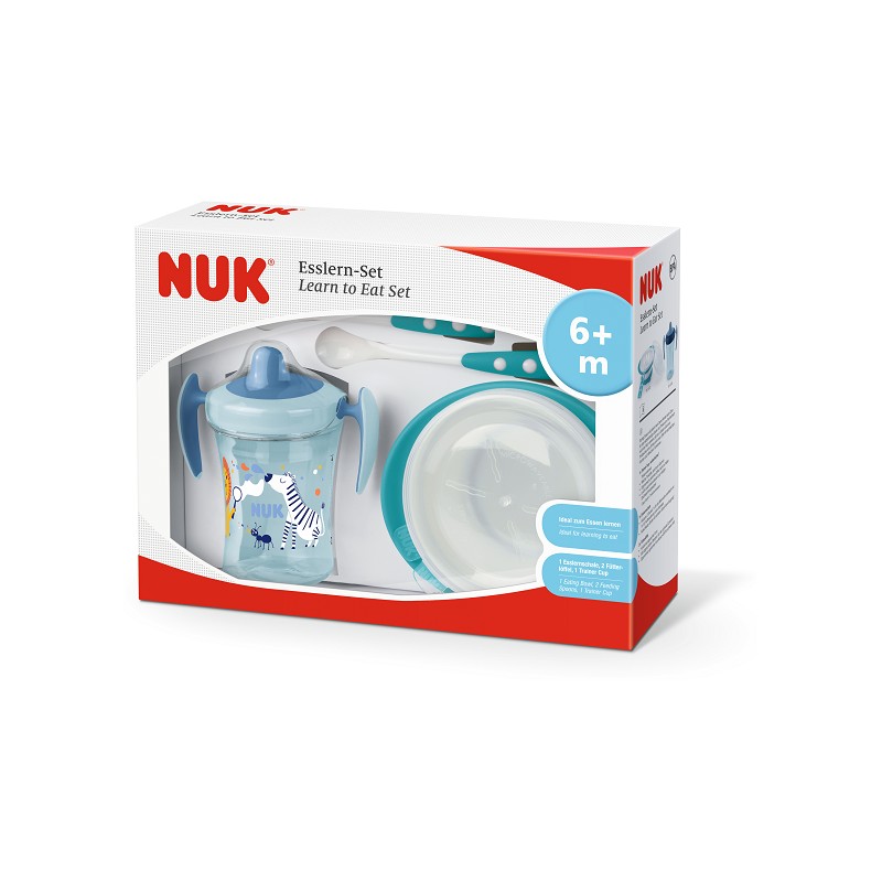 NUK Cups - Esslern-Set blau-türkis