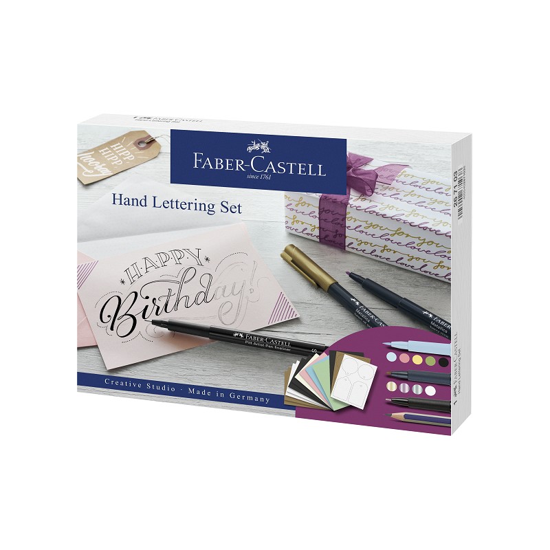 Faber-Castell Kreativset Handlettering 12-teilig