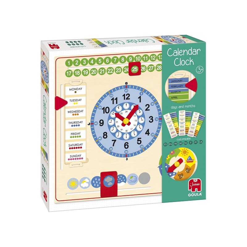 Jumbo Spiele Goula Kalenderuhr