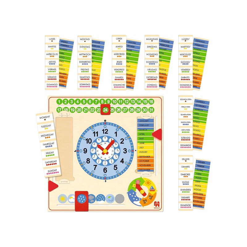 Jumbo Spiele Goula Kalenderuhr