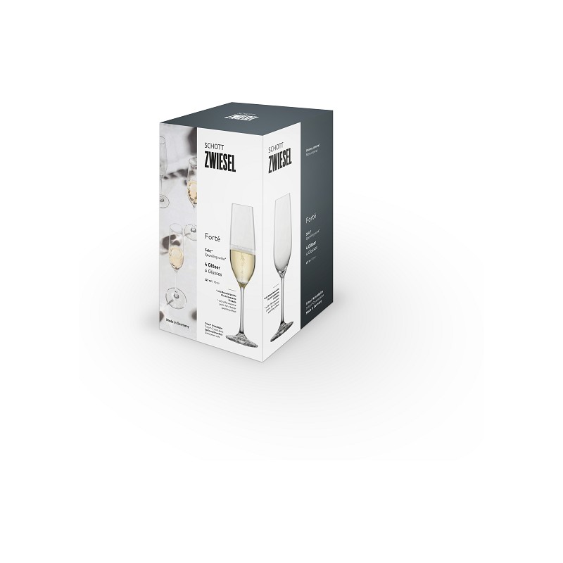 Schott Zwiesel Sekt-/Champagnergläser-Set FORTE 4-tlg.