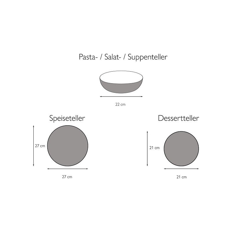 Creatable Geschirr-Set 16-tlg. Sea Breeze blue