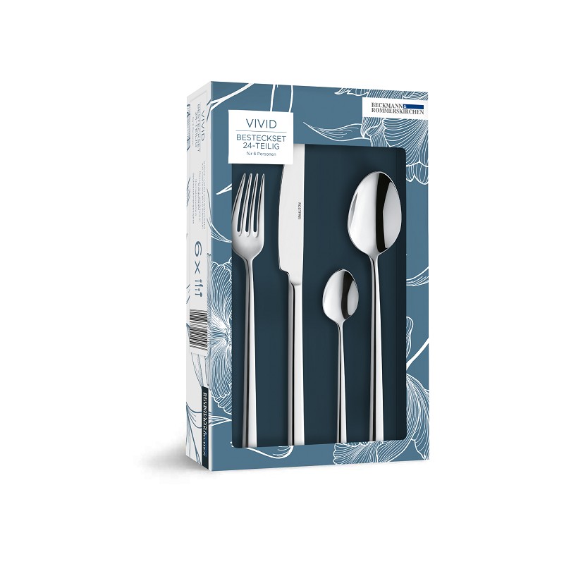 Beckmann & Rommerskirchen Besteck-Set VIVID 24-tlg.