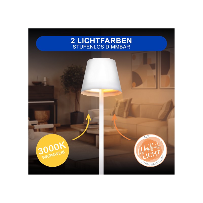 MegaLight LED Lampe weiß