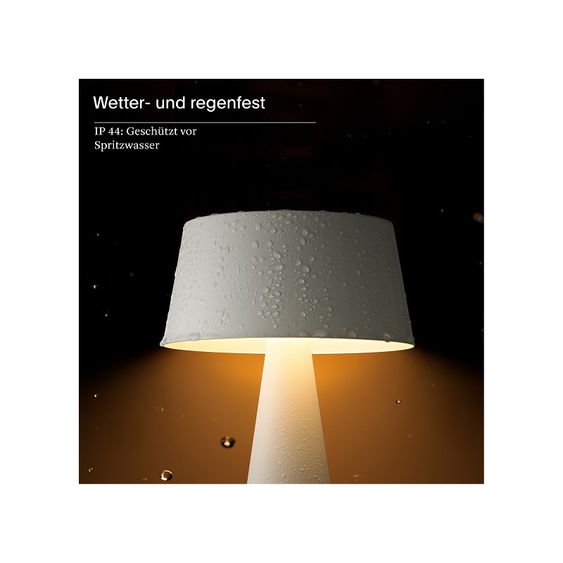 Sigor Solar/Akku-Tischluchte Solino graphitgrau