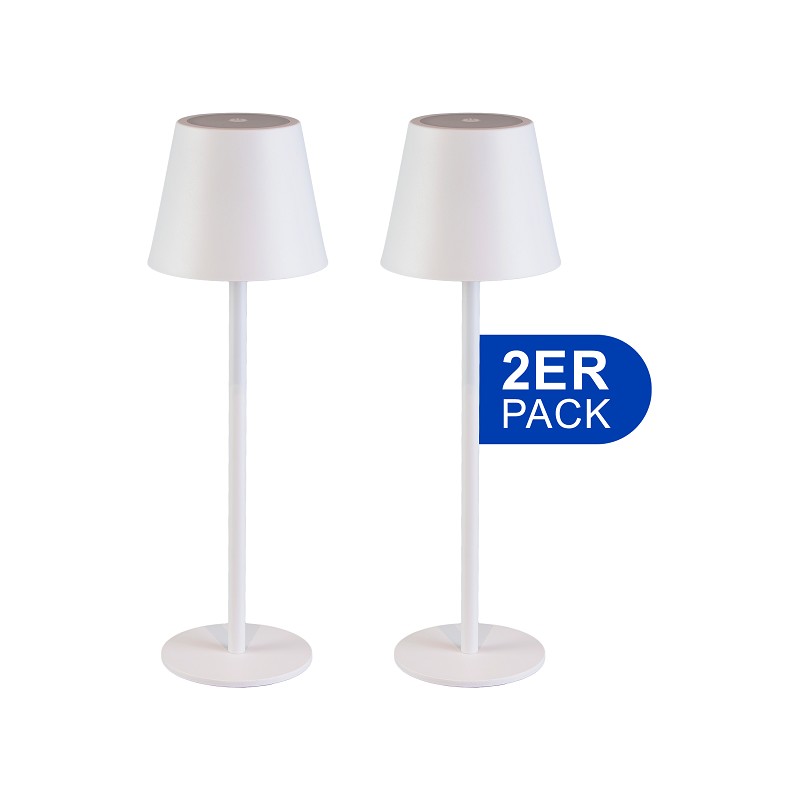MegaLight LED Lampen-Set 2-tlg. weiß