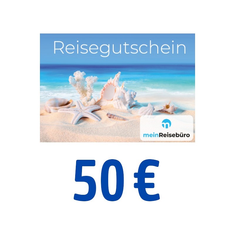meinReisebüro Gutschein 50 Euro