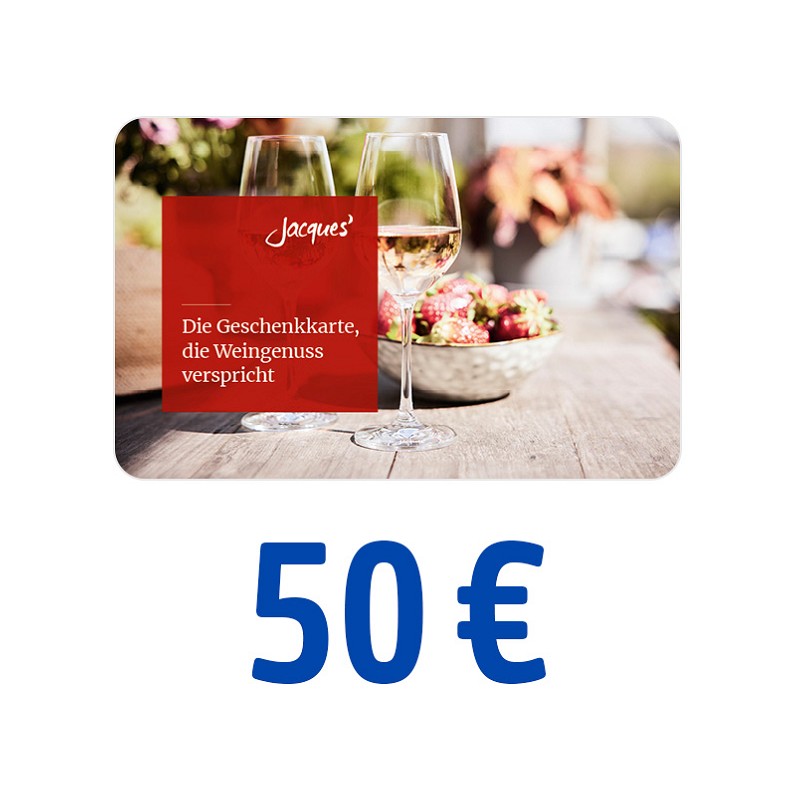 Jacques' Wein-Depot Gutschein 50 Euro
