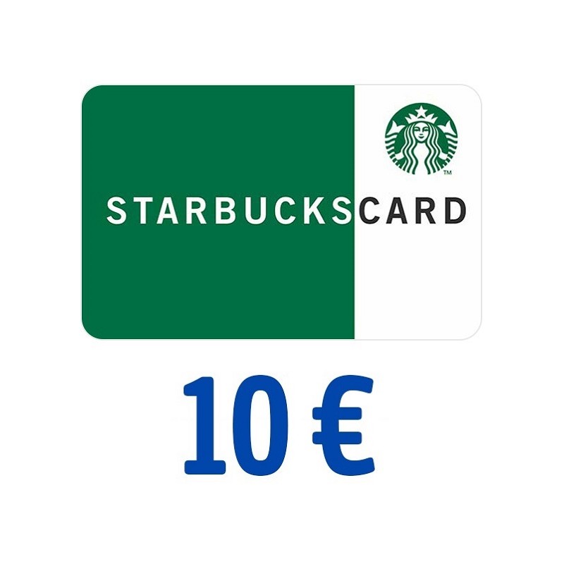 STARBUCKS Gutschein 10 Euro