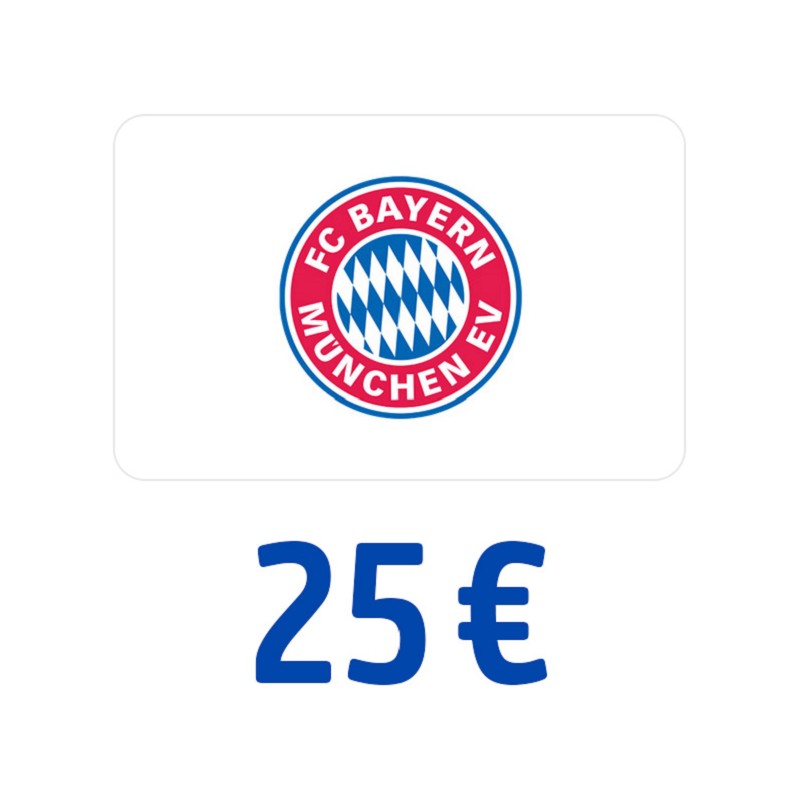 FC Bayern München Gutschein 25 Euro