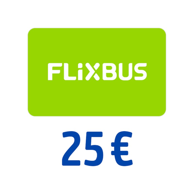 FlixBus Gutschein 25 Euro
