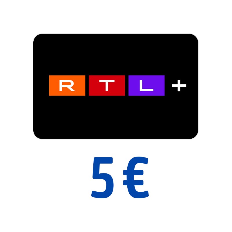 RTL+ Gutschein 5 Euro