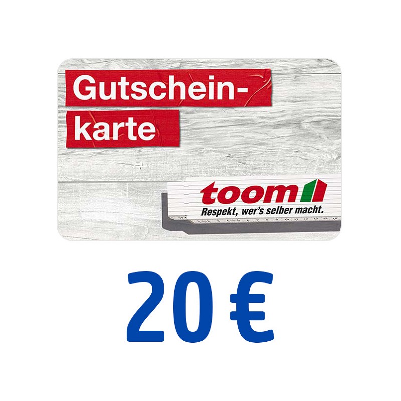 toom Gutschein 20 Euro