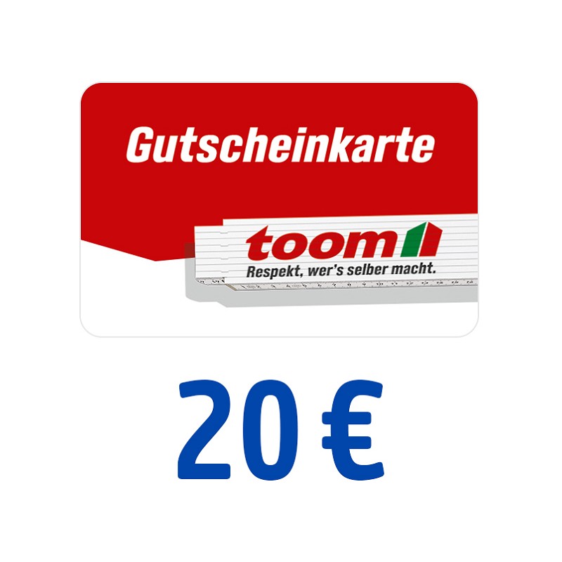 toom Gutschein 20 Euro