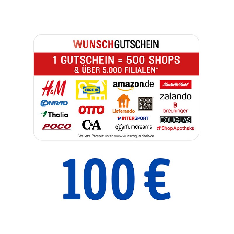 Wunschgutschein 100 Euro