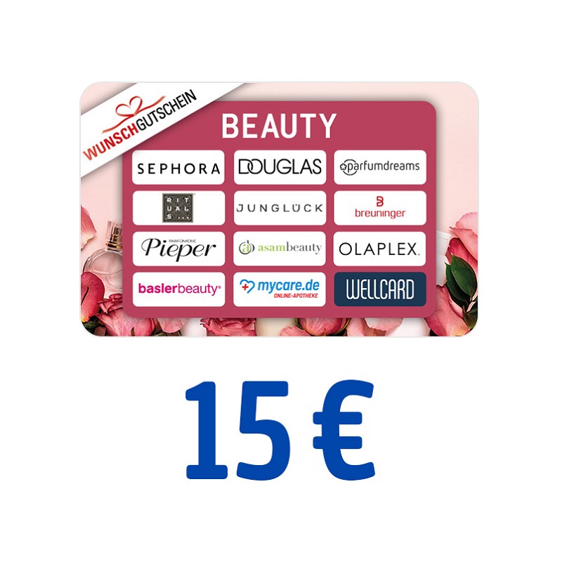 Wunschgutschein BEAUTY 15 Euro