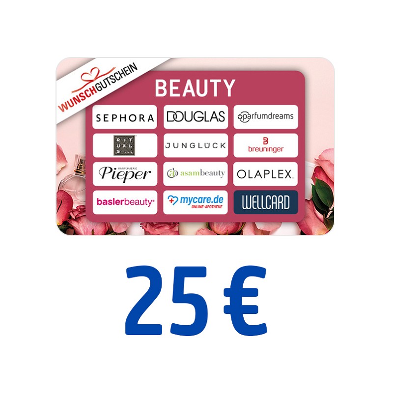 Wunschgutschein BEAUTY 25 Euro