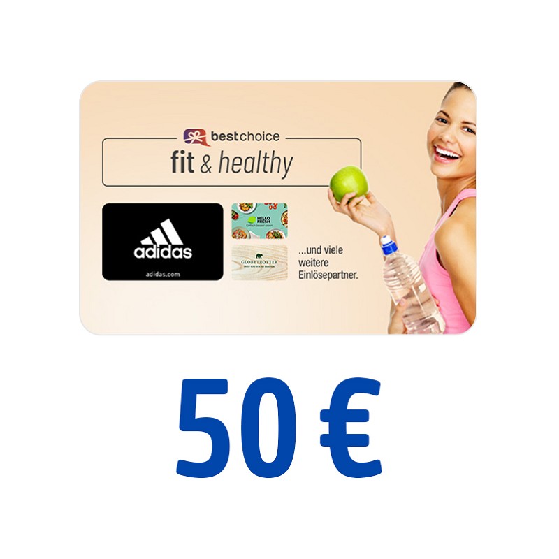 BestChoice fit & healthy Gutschein 50 Euro