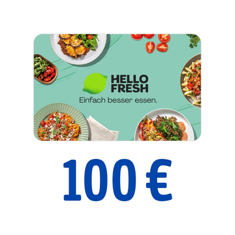 HelloFresh Gutschein 100 Euro