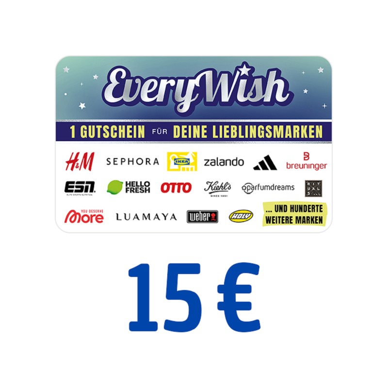 EveryWish Gutschein 15 Euro