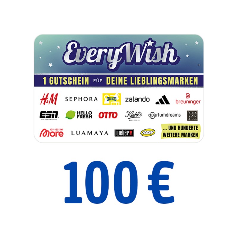EveryWish Gutschein 100 Euro
