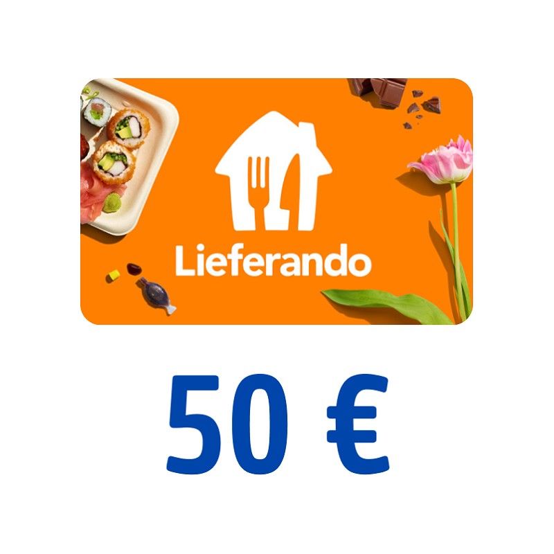 Lieferando Gutschein 50 Euro