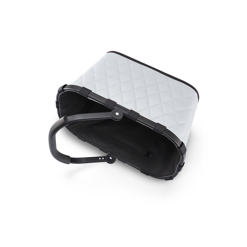 reisenthel carrybag frame rhombus light grey