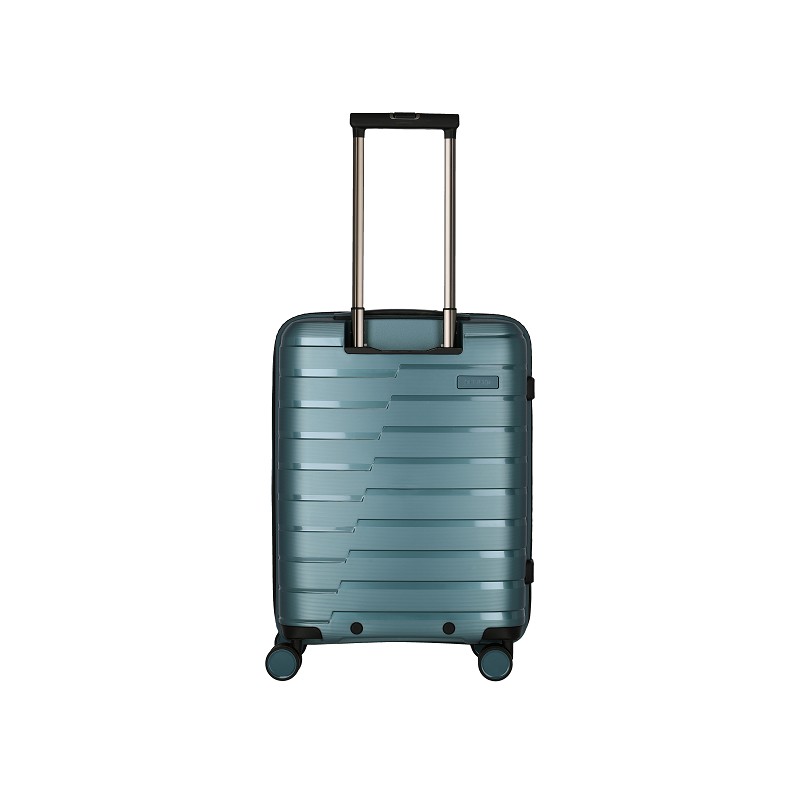 travelite AIR BASE Trolley S mit Vordertasche eisblau