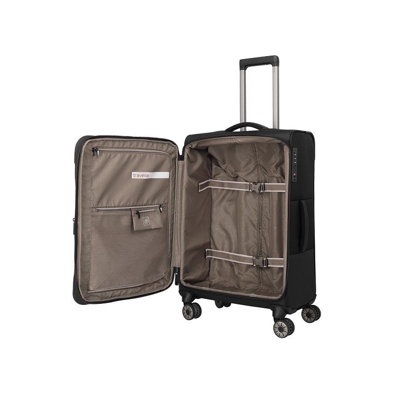 travelite Crosslite Trolley M schwarz