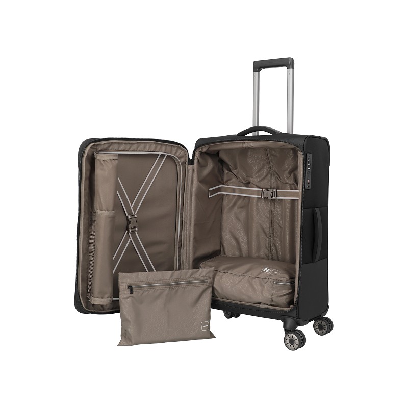 travelite Crosslite Trolley M schwarz